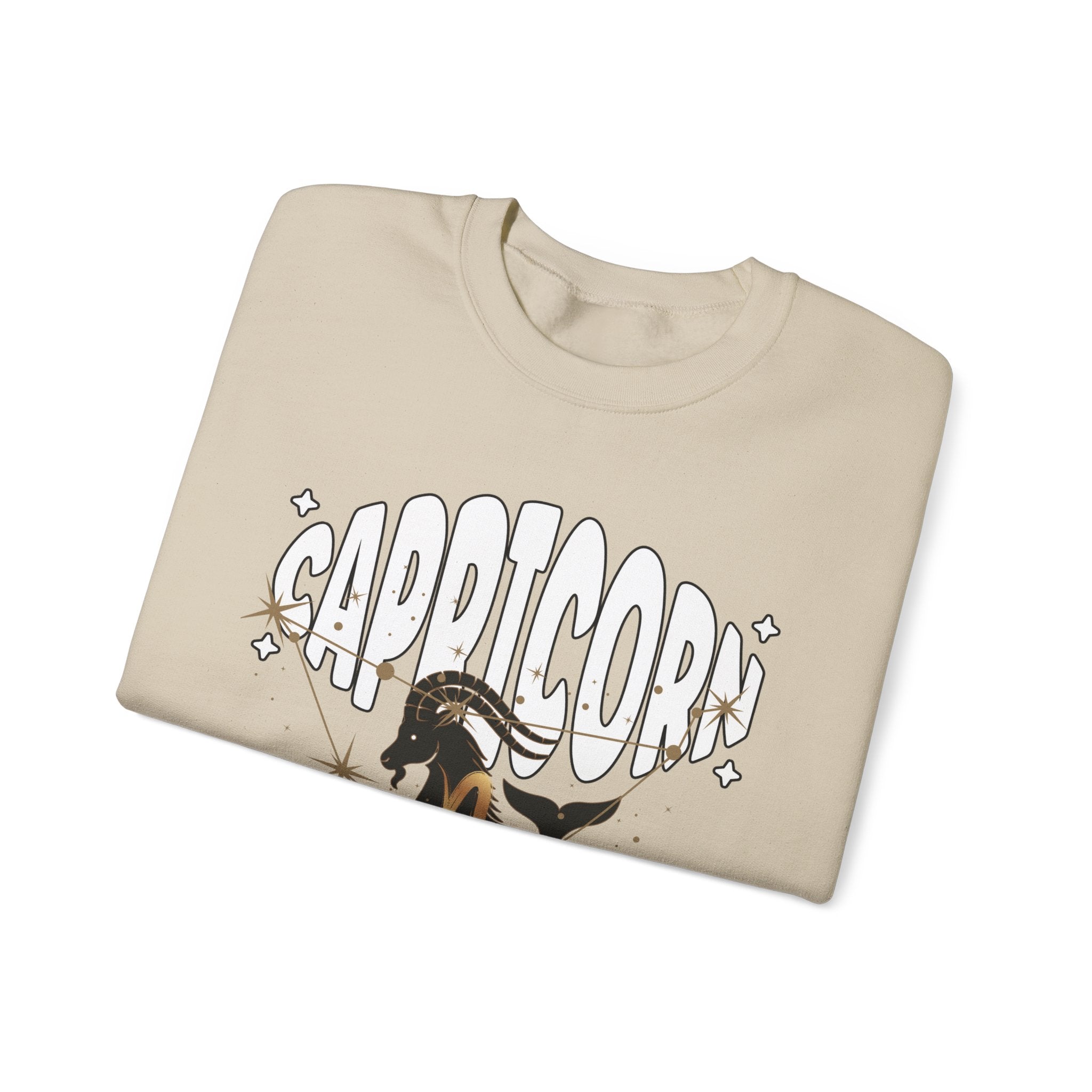 Capricorn Zodiac Casual Unisex Crewneck Sweatshirt